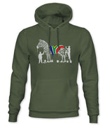 Premium Painted Zebra Printed Hoodie