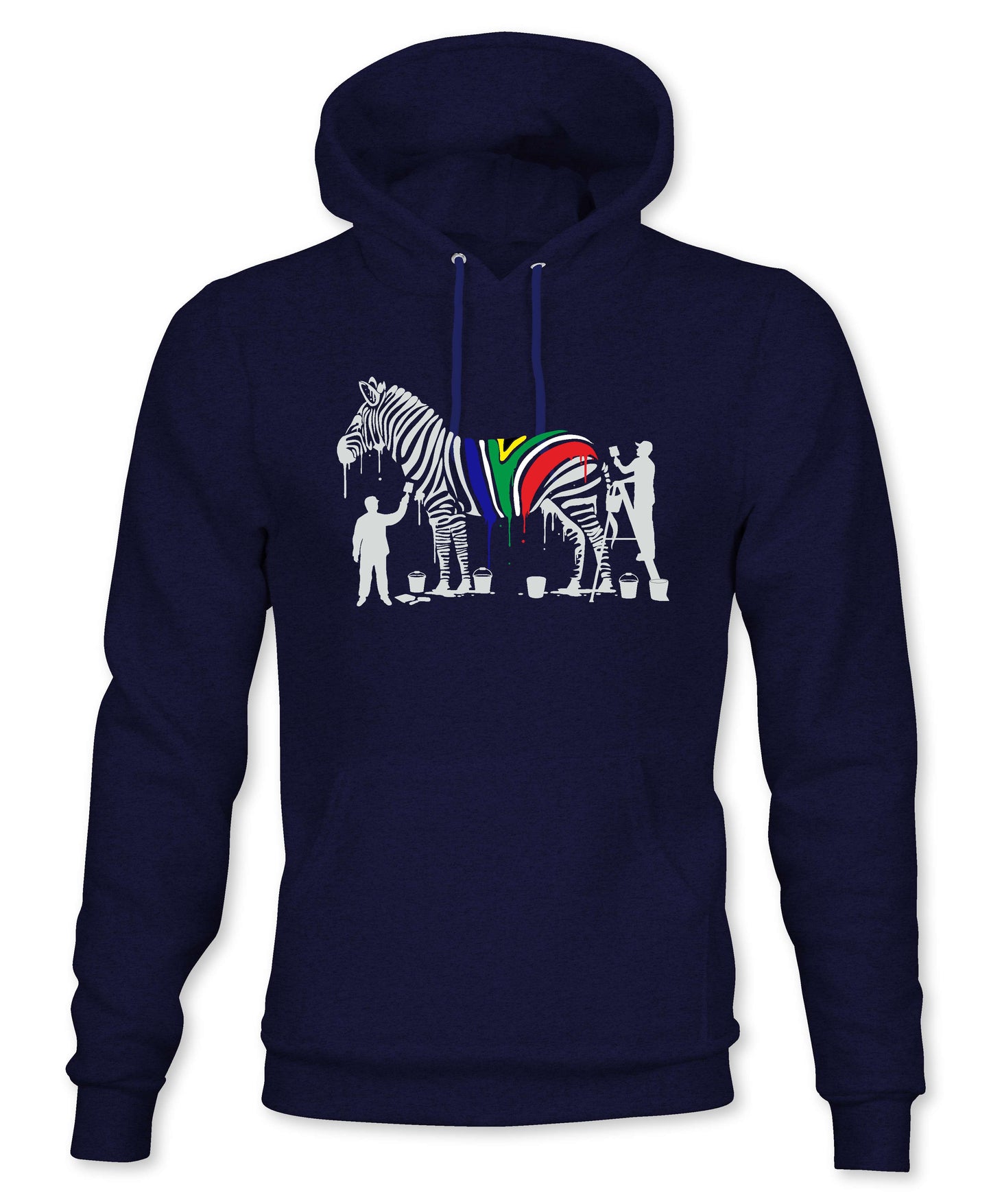 Premium Painted Zebra Printed Hoodie