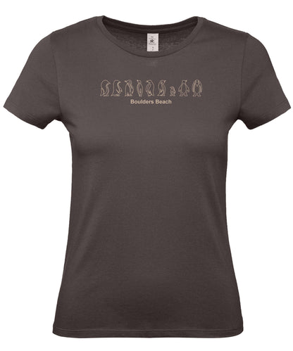 Ladies Fit Boulders Beach Penguins T-Shirt