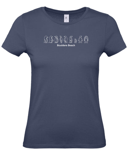 Ladies Fit Boulders Beach Penguins T-Shirt