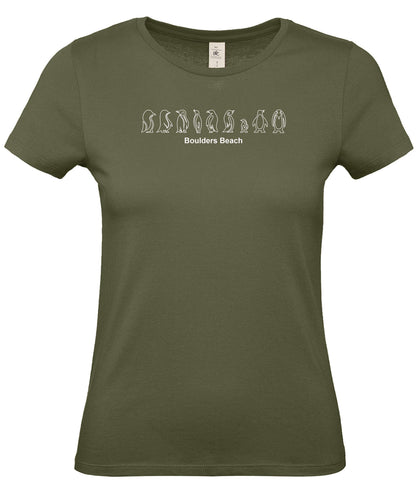 Ladies Fit Boulders Beach Penguins T-Shirt