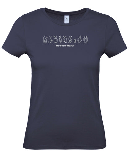 Ladies Fit Boulders Beach Penguins T-Shirt