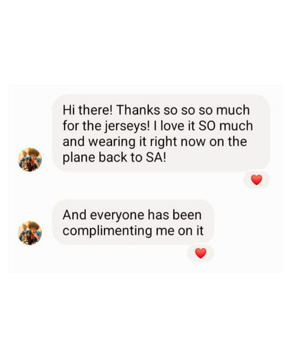 Retro Pinotage Embroidered Rugby Jersey