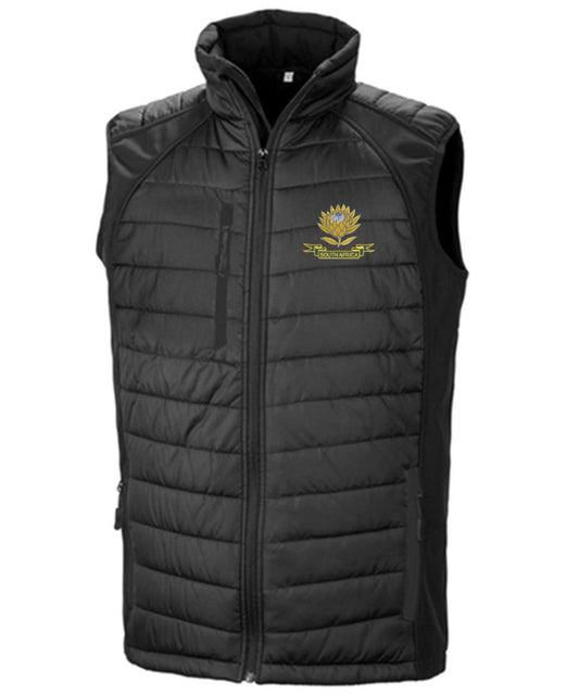 Protea South Africa Embroidered Hybrid Bodywarmer