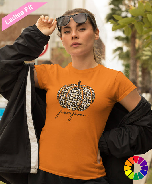 Ladies Fit Pumpkin / Pampoen Pattern T-Shirt