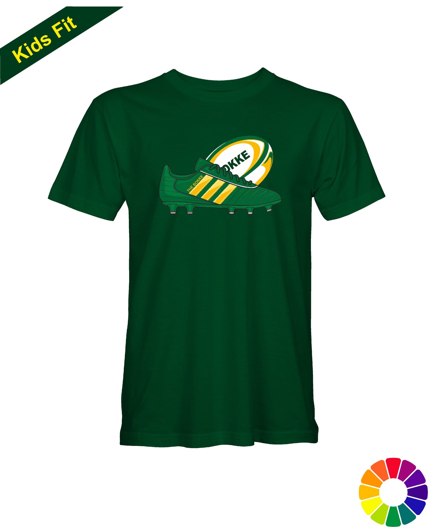 Kids South African Rugby Boot & Ball T-Shirt