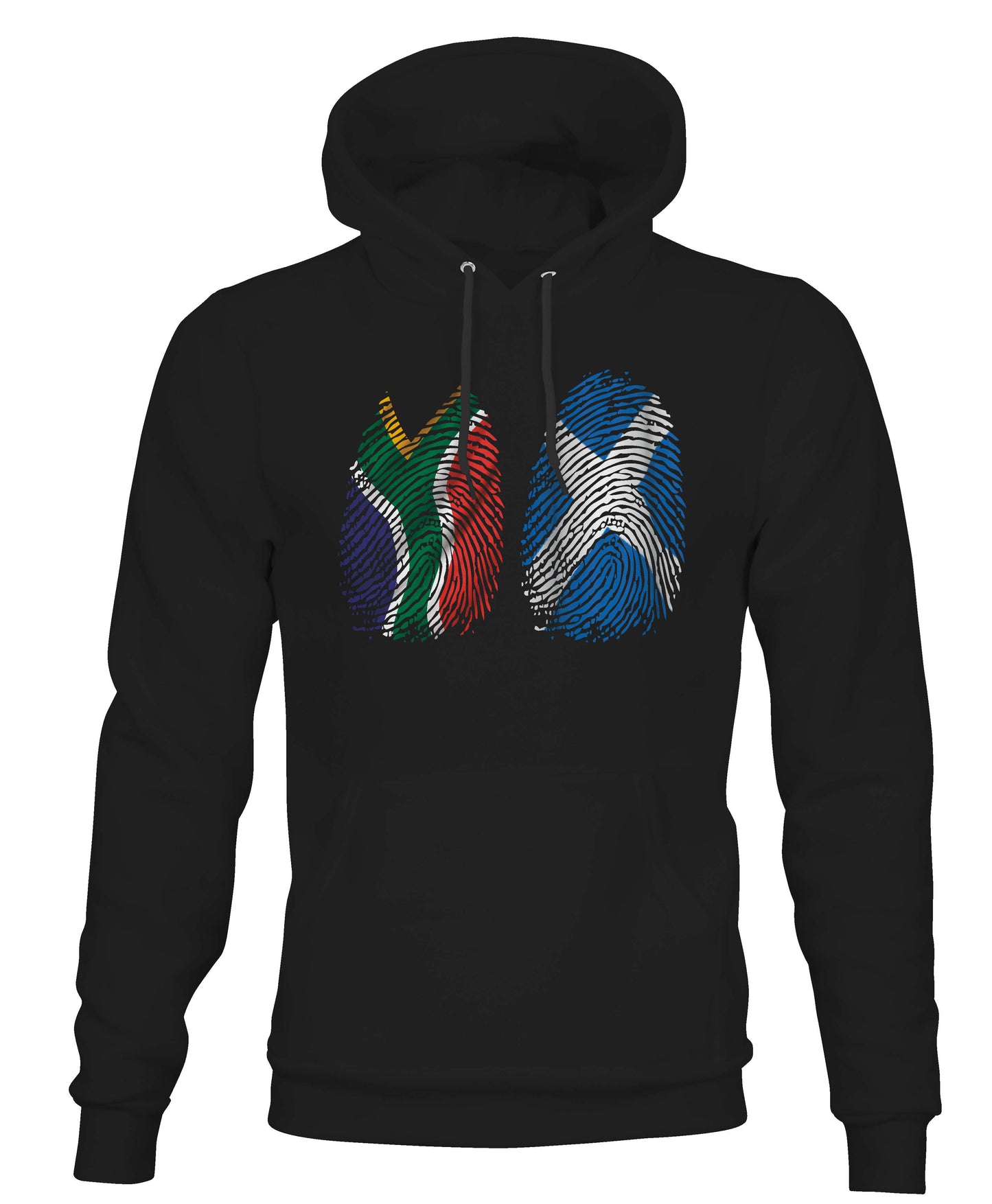 Unisex SA/SCOTLAND Dual Fingerprints Hoodie