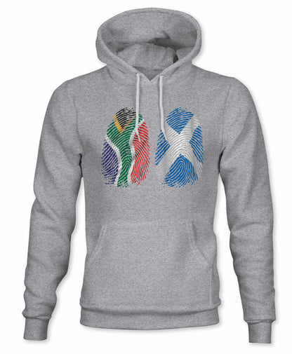 Unisex SA/SCOTLAND Dual Fingerprints Hoodie