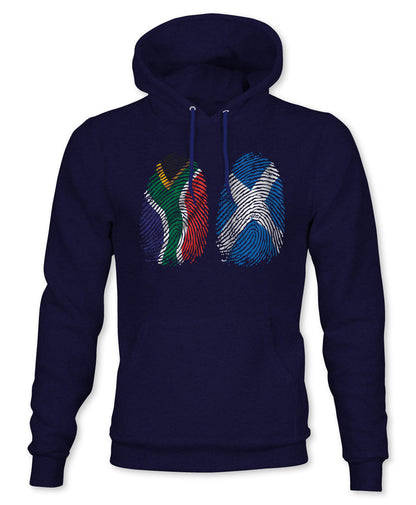Unisex SA/SCOTLAND Dual Fingerprints Hoodie