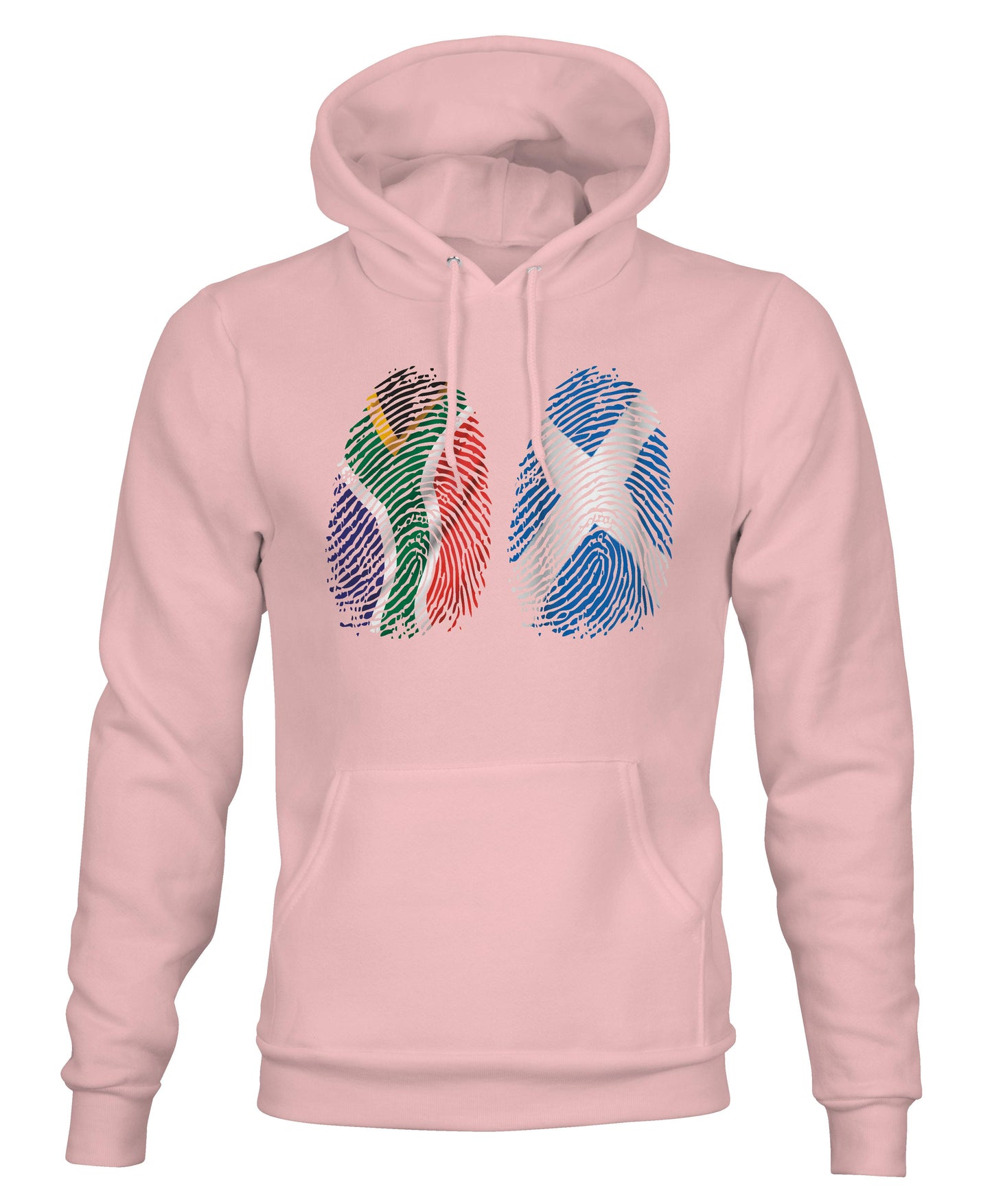 Unisex SA/SCOTLAND Dual Fingerprints Hoodie