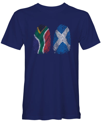Unisex SA/SCOTLAND Dual Fingerprints T-Shirt