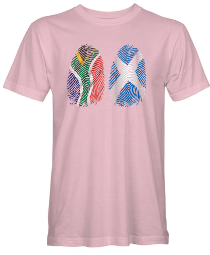 Unisex SA/SCOTLAND Dual Fingerprints T-Shirt