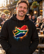 Unisex South Africa Fire Map Hoodie