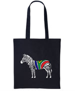 Long Handle SA Zebra Tote Bag