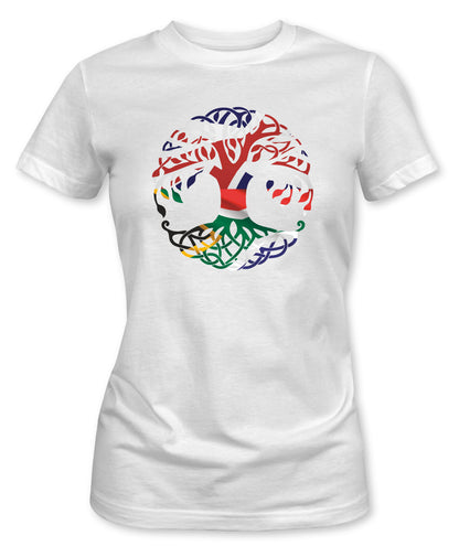 Ladies Fit SA/UK Tree of Life T-Shirt
