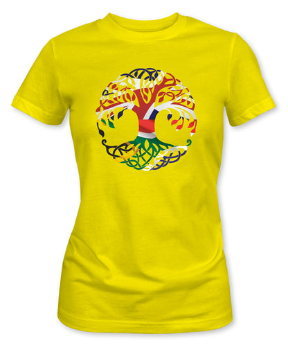 Ladies Fit SA/UK Tree of Life T-Shirt