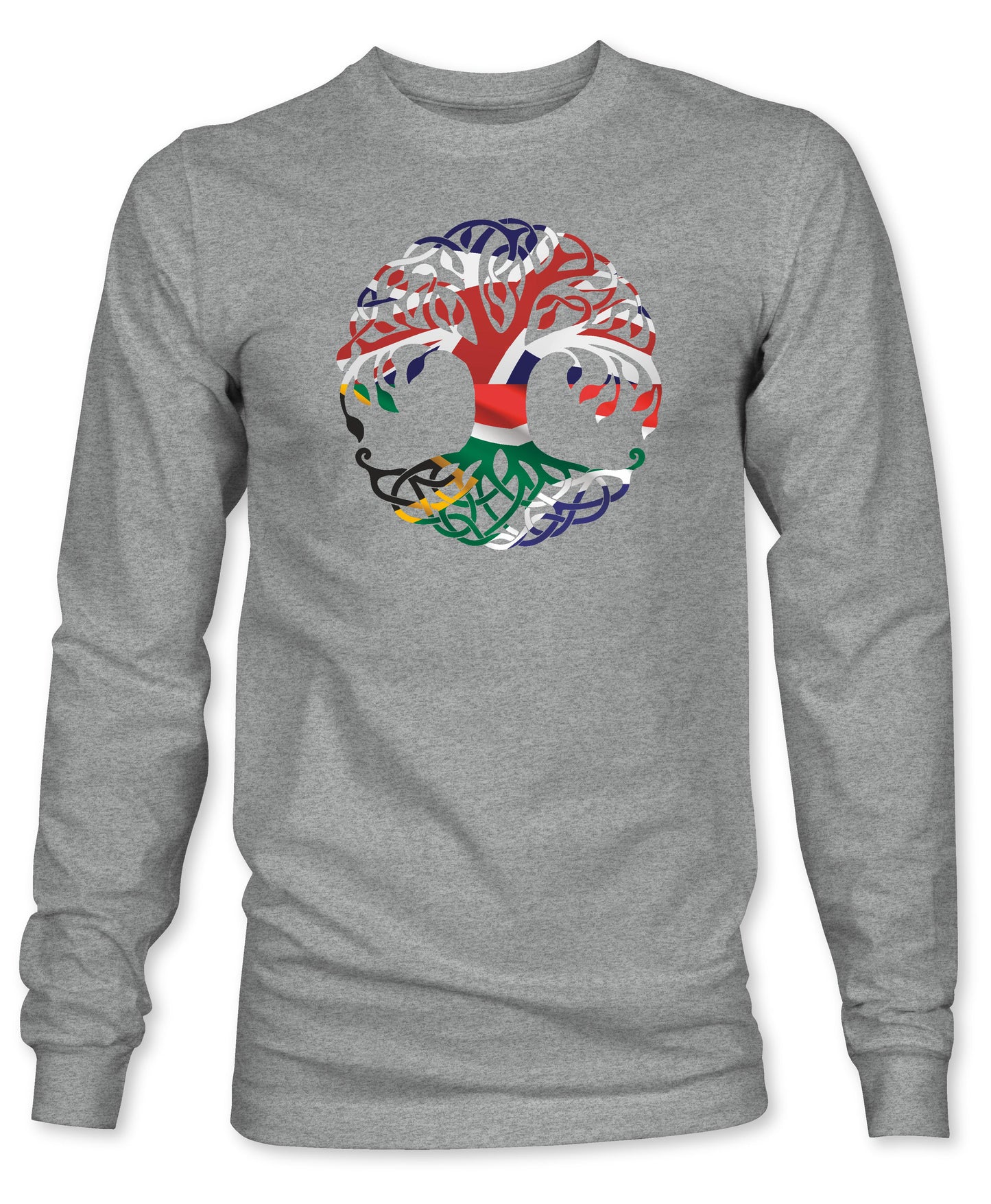 Unisex SA/UK Tree of Life Long Sleeve T-Shirt