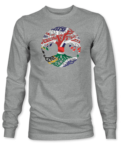 Unisex SA/UK Tree of Life Long Sleeve T-Shirt