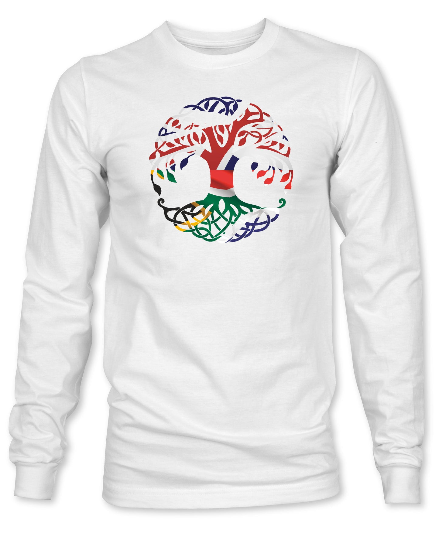 Unisex SA/UK Tree of Life Long Sleeve T-Shirt