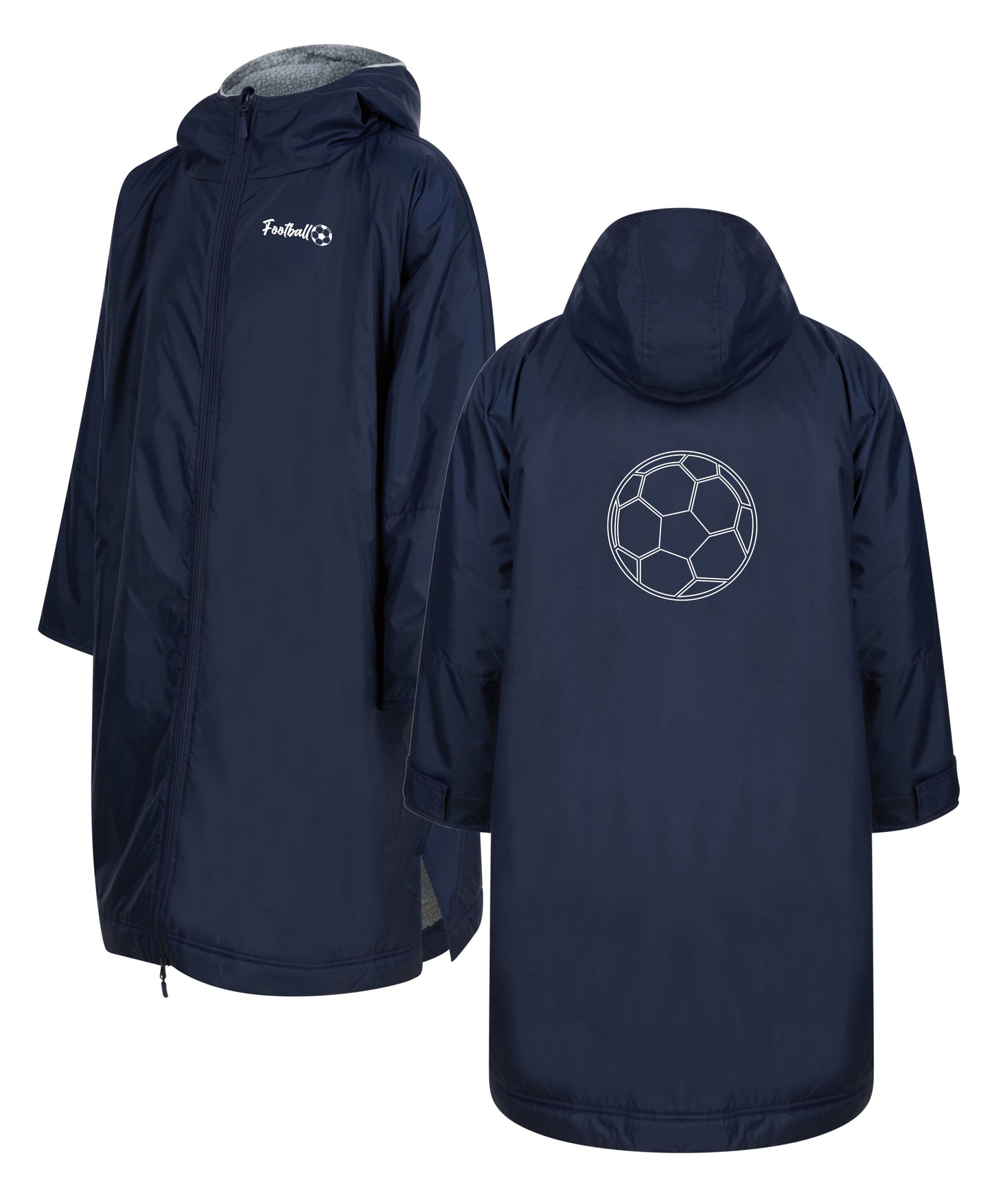 Adults - Front & Rear Embroidered All Weather Robe