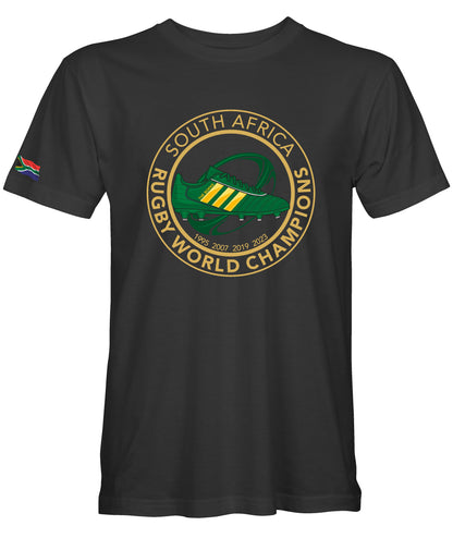 Rugby Boot SA World Champions Years T-Shirt