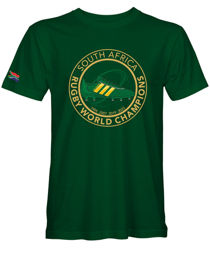 Rugby Boot SA World Champions Years T-Shirt