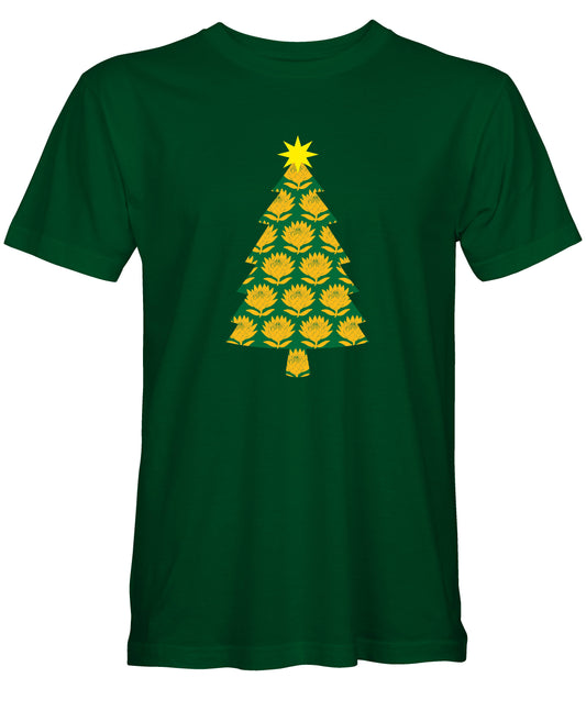 Christmas Tree Gold Protea T-Shirt