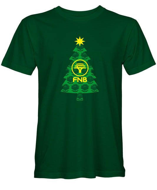 Christmas Tree Rugby Protea T-Shirt